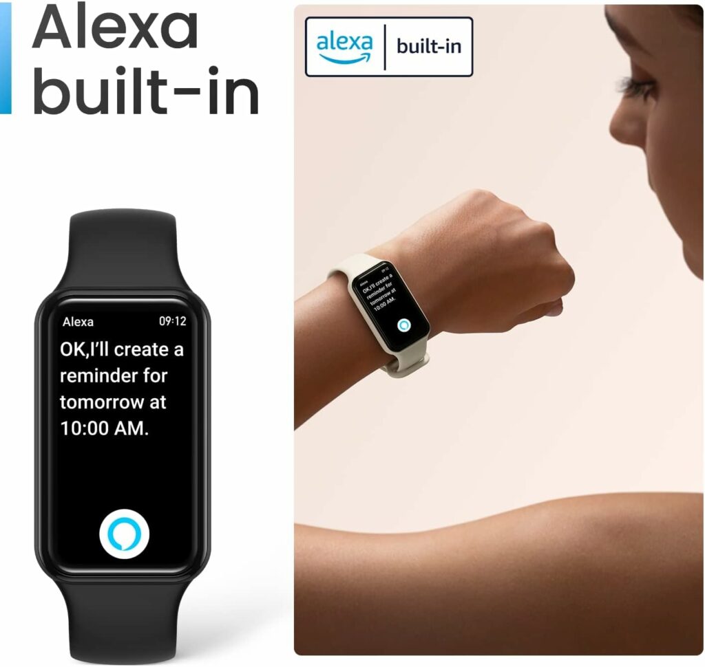 Amazfit Band 7 Fitness  Health Tracker for Women Men, 18-Day Battery Life, ALEXA Built-in, 1.47”AMOLED Display, Heart Rate  SpO₂ Monitoring, 120 Sports Modes, 5 ATM Water Resistant, Black Amazfit Band 7 Fitness  Health Tracker for Women Men, 18-Day Battery Life, ALEXA Built-in, 1.47”AMOLED Display, Heart Rate  SpO₂ Monitoring, 120 Sports Modes, 5 ATM Water Resistant, Black