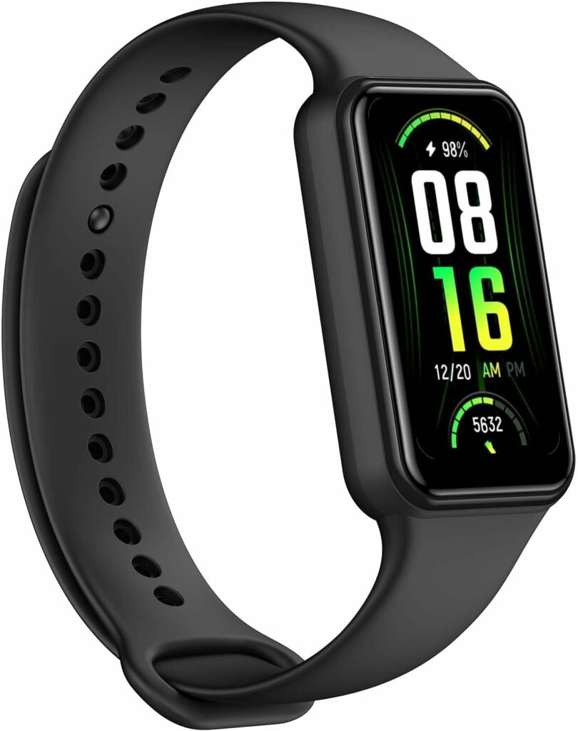 Amazfit Band 7 Fitness  Health Tracker for Women Men, 18-Day Battery Life, ALEXA Built-in, 1.47”AMOLED Display, Heart Rate  SpO₂ Monitoring, 120 Sports Modes, 5 ATM Water Resistant, Black Amazfit Band 7 Fitness  Health Tracker for Women Men, 18-Day Battery Life, ALEXA Built-in, 1.47”AMOLED Display, Heart Rate  SpO₂ Monitoring, 120 Sports Modes, 5 ATM Water Resistant, Black