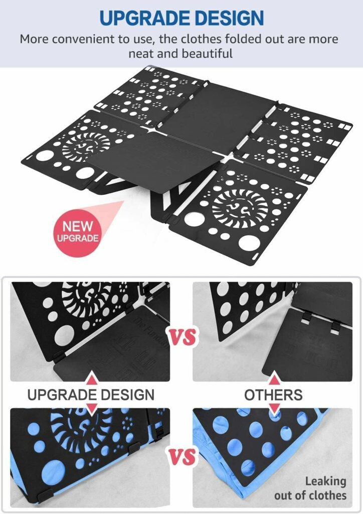 BoxLegend V3 Shirt Folding Board t Shirts Clothes Folder Durable Plastic Laundry folders Folding Boards,Black BoxLegend V3 Shirt Folding Board t Shirts Clothes Folder Durable Plastic Laundry folders Folding Boards,Black