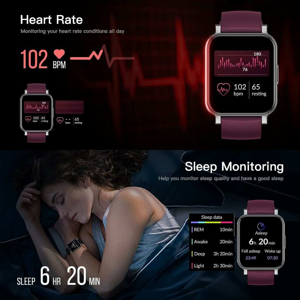EURANS Smart Watch 41mm, Full Touchscreen Smartwatch, Fitness Tracker with Heart Rate Monitor  SpO2, IP68 Waterproof Pedometer Watch for Women Men Compatible with iOS  Android Phones EURANS Smart Watch 41mm, Full Touchscreen Smartwatch, Fitness Tracker with Heart Rate Monitor  SpO2, IP68 Waterproof Pedometer Watch for Women Men Compatible with iOS  Android Phones
