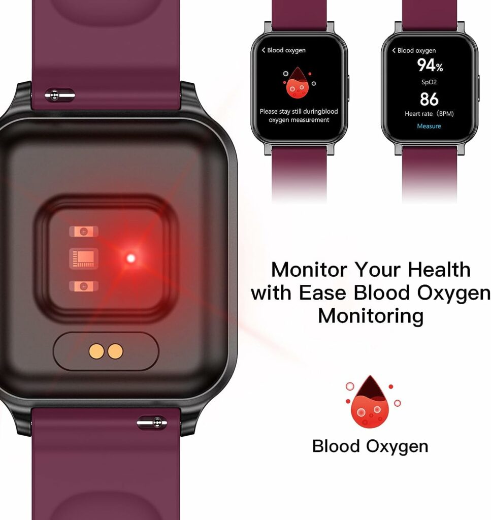 EURANS Smart Watch 41mm, Full Touchscreen Smartwatch, Fitness Tracker with Heart Rate Monitor  SpO2, IP68 Waterproof Pedometer Watch for Women Men Compatible with iOS  Android Phones EURANS Smart Watch 41mm, Full Touchscreen Smartwatch, Fitness Tracker with Heart Rate Monitor  SpO2, IP68 Waterproof Pedometer Watch for Women Men Compatible with iOS  Android Phones