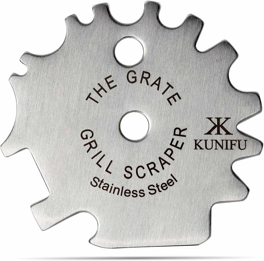 KUNIFU BBQ Grill Scraper, Stocking Stuffers, Bristle-Free for Griddle, Kitchen Gadgets Cleaner, Camping Accessories, Ideal Gifts for Christmas, for Men, Dad, Husband, Boyfriend, Fathers Day KUNIFU BBQ Grill Scraper, Stocking Stuffers, Bristle-Free for Griddle, Kitchen Gadgets Cleaner, Camping Accessories, Ideal Gifts for Christmas, for Men, Dad, Husband, Boyfriend, Fathers Day