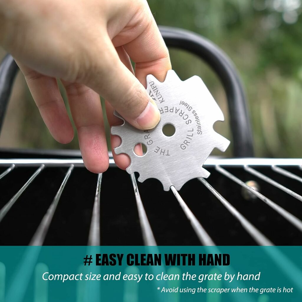KUNIFU BBQ Grill Scraper, Stocking Stuffers, Bristle-Free for Griddle, Kitchen Gadgets Cleaner, Camping Accessories, Ideal Gifts for Christmas, for Men, Dad, Husband, Boyfriend, Fathers Day KUNIFU BBQ Grill Scraper, Stocking Stuffers, Bristle-Free for Griddle, Kitchen Gadgets Cleaner, Camping Accessories, Ideal Gifts for Christmas, for Men, Dad, Husband, Boyfriend, Fathers Day