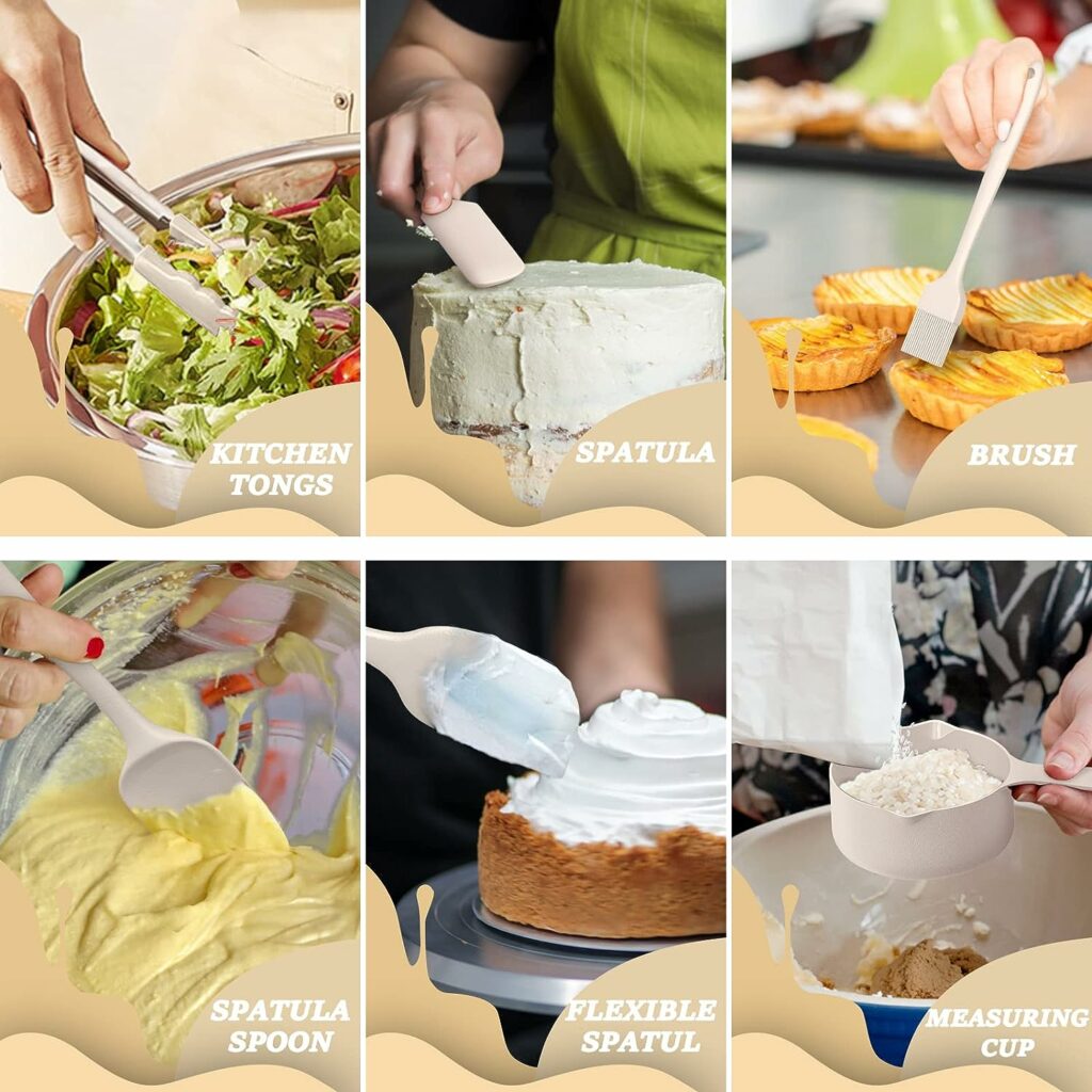 Mixing Bowls with Airtight Lids Set, 26PCS Stainless Steel Khaki Bowls with Grater Attachments, Non-Slip Bottoms  Kitchen Gadgets Set, Size 7, 4, 2.5, 2.0,1.5, 1QT, Great for Mixing  Serving Mixing Bowls with Airtight Lids Set, 26PCS Stainless Steel Khaki Bowls with Grater Attachments, Non-Slip Bottoms  Kitchen Gadgets Set, Size 7, 4, 2.5, 2.0,1.5, 1QT, Great for Mixing  Serving