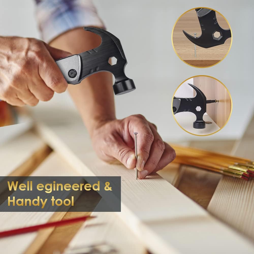 Multitool Camping Accessories Stocking Stuffers for Men Dad Gifts, 13 In 1 Survival Multi Tools Hammer Christmas Cool Gadgets for Adults Him Boyfriend Husband Grandpa Women Birthday Valentines Fathers Multitool Camping Accessories Stocking Stuffers for Men Dad Gifts, 13 In 1 Survival Multi Tools Hammer Christmas Cool Gadgets for Adults Him Boyfriend Husband Grandpa Women Birthday Valentines Fathers