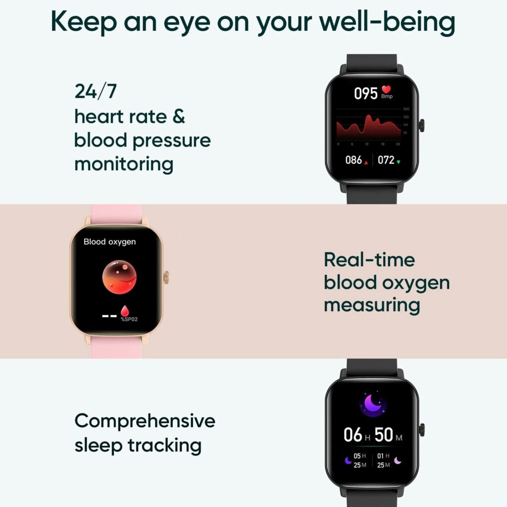 Proyoo Fitness Tracker with 7/24 Heart Rate Blood Pressure Oxygen Monitor, Step Calories Counter Sleep Tracking Smartwatch with 7-Day Battery Life, Fitness Watch for Women Men, Pink Proyoo Fitness Tracker with 7/24 Heart Rate Blood Pressure Oxygen Monitor, Step Calories Counter Sleep Tracking Smartwatch with 7-Day Battery Life, Fitness Watch for Women Men, Pink