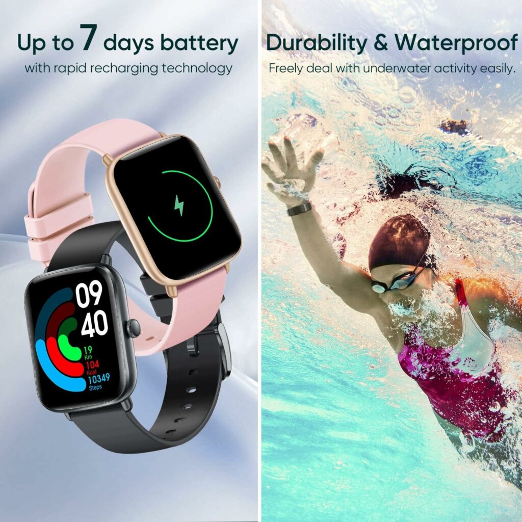 Proyoo Fitness Tracker with 7/24 Heart Rate Blood Pressure Oxygen Monitor, Step Calories Counter Sleep Tracking Smartwatch with 7-Day Battery Life, Fitness Watch for Women Men, Pink Proyoo Fitness Tracker with 7/24 Heart Rate Blood Pressure Oxygen Monitor, Step Calories Counter Sleep Tracking Smartwatch with 7-Day Battery Life, Fitness Watch for Women Men, Pink