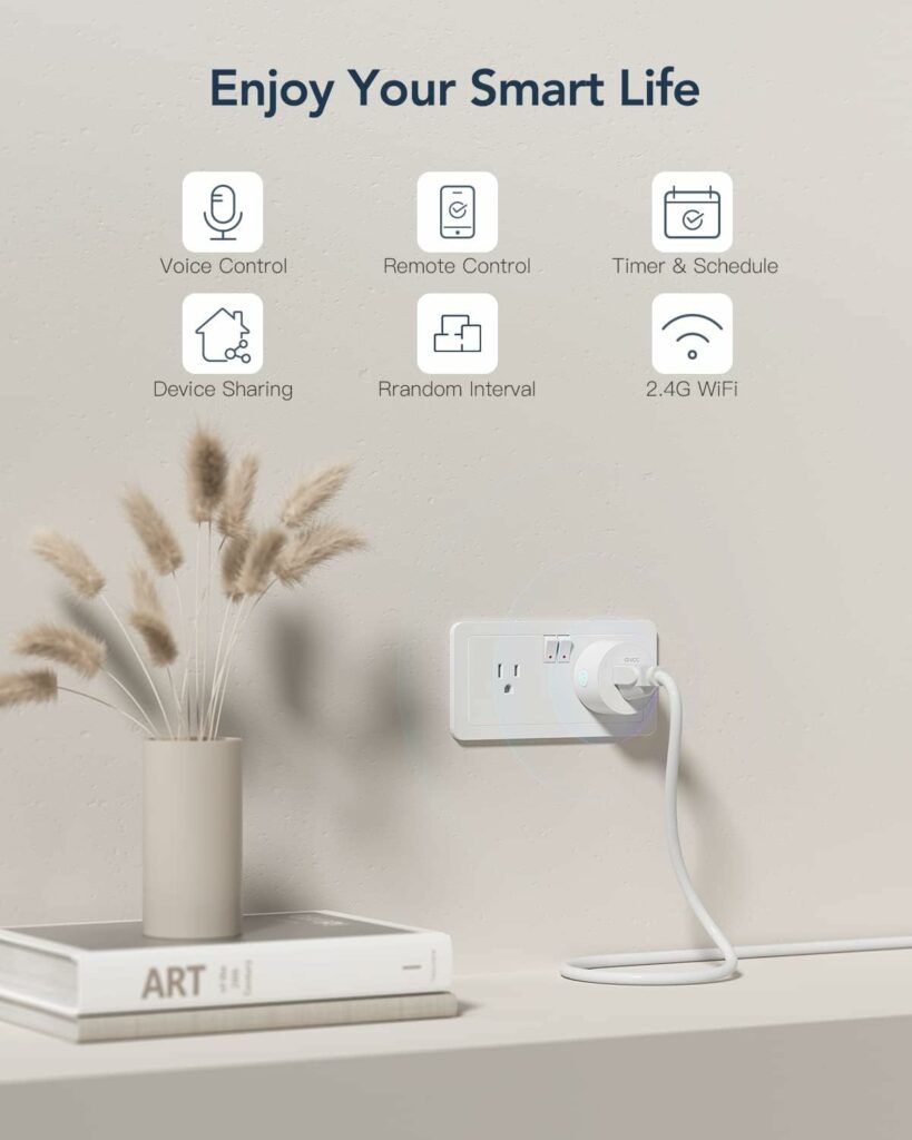 Smart Plug GNCC, Alexa Smart Plugs That Work with Alexa and Google Home, Smart Life Plugs Smart Outlet with WiFi Remote Control and Timer Function 2.4GHz Wi-Fi Only 4Packs New Year Gift Smart Plug GNCC, Alexa Smart Plugs That Work with Alexa and Google Home, Smart Life Plugs Smart Outlet with WiFi Remote Control and Timer Function 2.4GHz Wi-Fi Only 4Packs New Year Gift