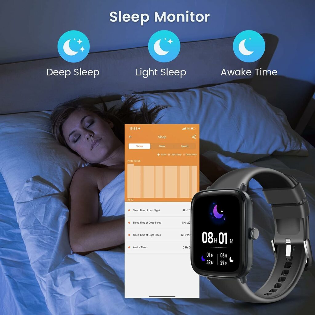Smart Watch, Fitness Tracker with Heart Rate Blood Oxygen Sleep Monitor, 1.7 DIY Full Touch Screen Smartwatch for Women Men,Waterproof Fitness Watch with 21 Sports Modes for iPhone Android Phones : Electronics Smart Watch, Fitness Tracker with Heart Rate Blood Oxygen Sleep Monitor, 1.7 DIY Full Touch Screen Smartwatch for Women Men,Waterproof Fitness Watch with 21 Sports Modes for iPhone Android Phones : Electronics