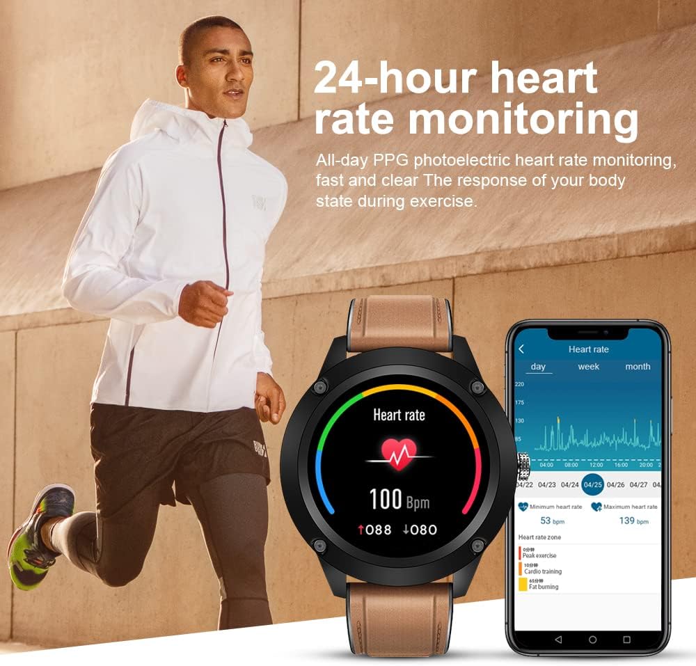Smart Watch for Men, Fitness Tracker with 24H Heart Rate Monitor,Full Touch Screen Activity Fitness Tracker with Sleep Monitor Waterproof Smartwatch for Android and iOS Smart Watch for Men, Fitness Tracker with 24H Heart Rate Monitor,Full Touch Screen Activity Fitness Tracker with Sleep Monitor Waterproof Smartwatch for Android and iOS