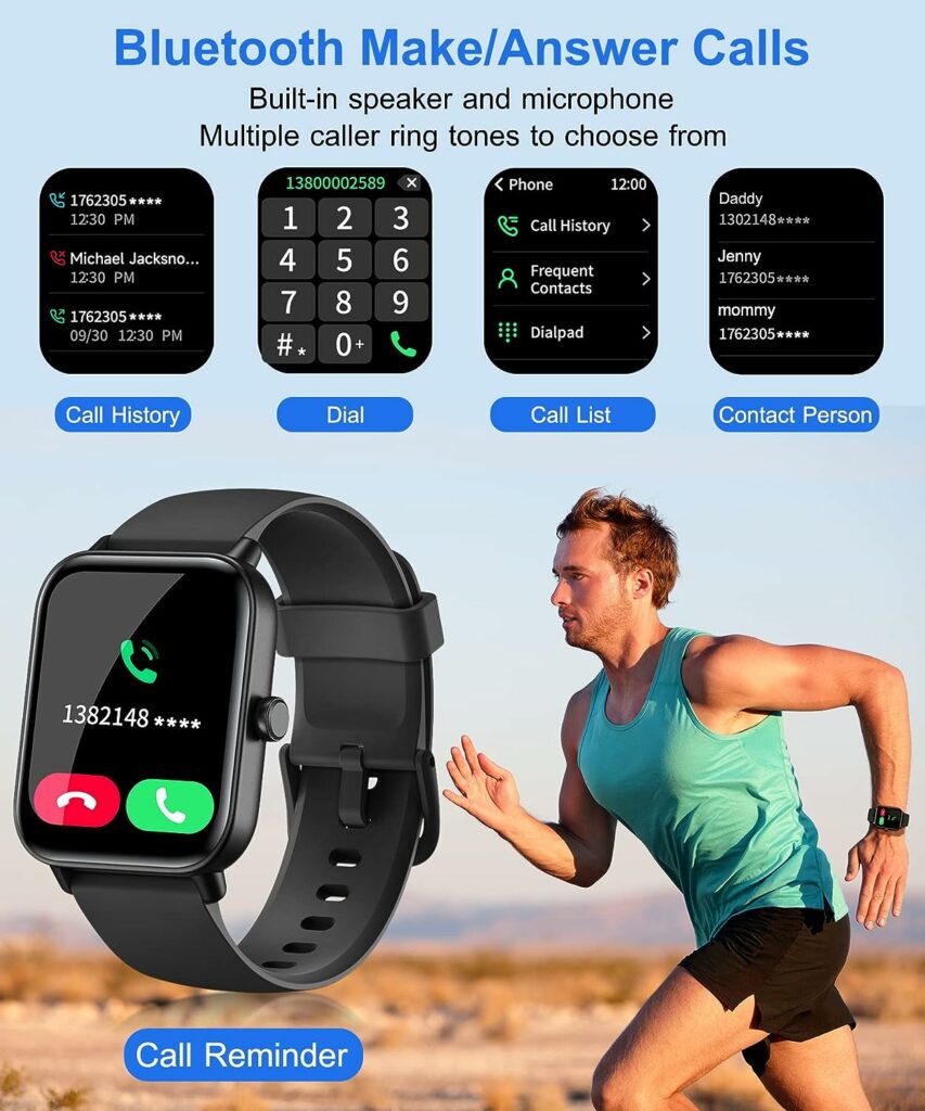 Smart Watch for Men Women with Bluetooth Call, Alexa Built-in1.8 DIY Dial with Blood Oxygen Heart Rate Sleep Fitness Tracker Notification Weather 100 Sport Modes Smartwatch for Android iOS Phone Smart Watch for Men Women with Bluetooth Call, Alexa Built-in1.8 DIY Dial with Blood Oxygen Heart Rate Sleep Fitness Tracker Notification Weather 100 Sport Modes Smartwatch for Android iOS Phone