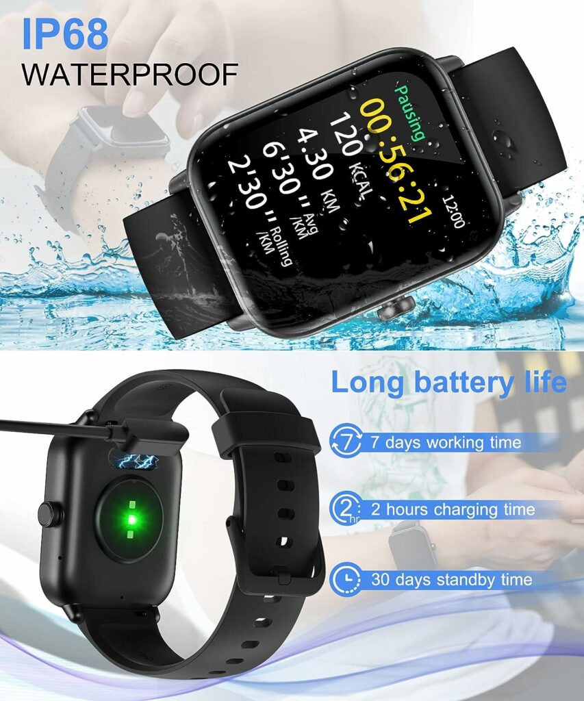 Smart Watch for Men Women with Bluetooth Call, Alexa Built-in1.8 DIY Dial with Blood Oxygen Heart Rate Sleep Fitness Tracker Notification Weather 100 Sport Modes Smartwatch for Android iOS Phone Smart Watch for Men Women with Bluetooth Call, Alexa Built-in1.8 DIY Dial with Blood Oxygen Heart Rate Sleep Fitness Tracker Notification Weather 100 Sport Modes Smartwatch for Android iOS Phone