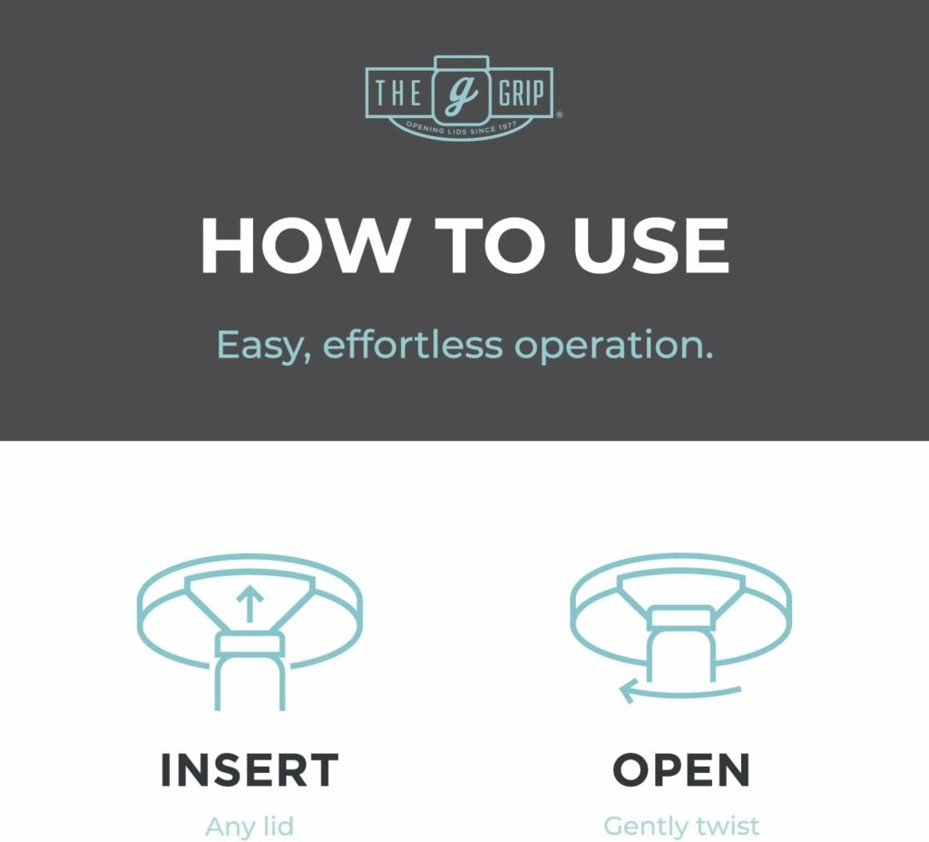 The Grip Jar Opener | Original Under Cabinet Jar Opener, Jar Lid  Bottle Opener, Made in USA, Effortless Jar Opener for Weak Hands  Seniors with Arthritis, Open Any Size Jar  Can, Kitchen Gadgets The Grip Jar Opener | Original Under Cabinet Jar Opener, Jar Lid  Bottle Opener, Made in USA, Effortless Jar Opener for Weak Hands  Seniors with Arthritis, Open Any Size Jar  Can, Kitchen Gadgets