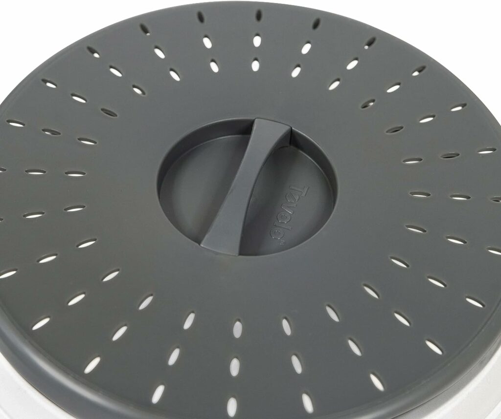 Tovolo Vented Collapsible Medium Microwave Cover (Charcoal) - Splatter Guard  Colander Kitchen Gadget for Food  Meal Prep / Dishwasher-Safe, BPA-Free Silicone  Plastic Tovolo Vented Collapsible Medium Microwave Cover (Charcoal) - Splatter Guard  Colander Kitchen Gadget for Food  Meal Prep / Dishwasher-Safe, BPA-Free Silicone  Plastic