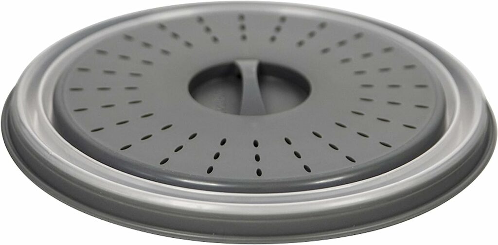 Tovolo Vented Collapsible Medium Microwave Cover (Charcoal) - Splatter Guard  Colander Kitchen Gadget for Food  Meal Prep / Dishwasher-Safe, BPA-Free Silicone  Plastic Tovolo Vented Collapsible Medium Microwave Cover (Charcoal) - Splatter Guard  Colander Kitchen Gadget for Food  Meal Prep / Dishwasher-Safe, BPA-Free Silicone  Plastic