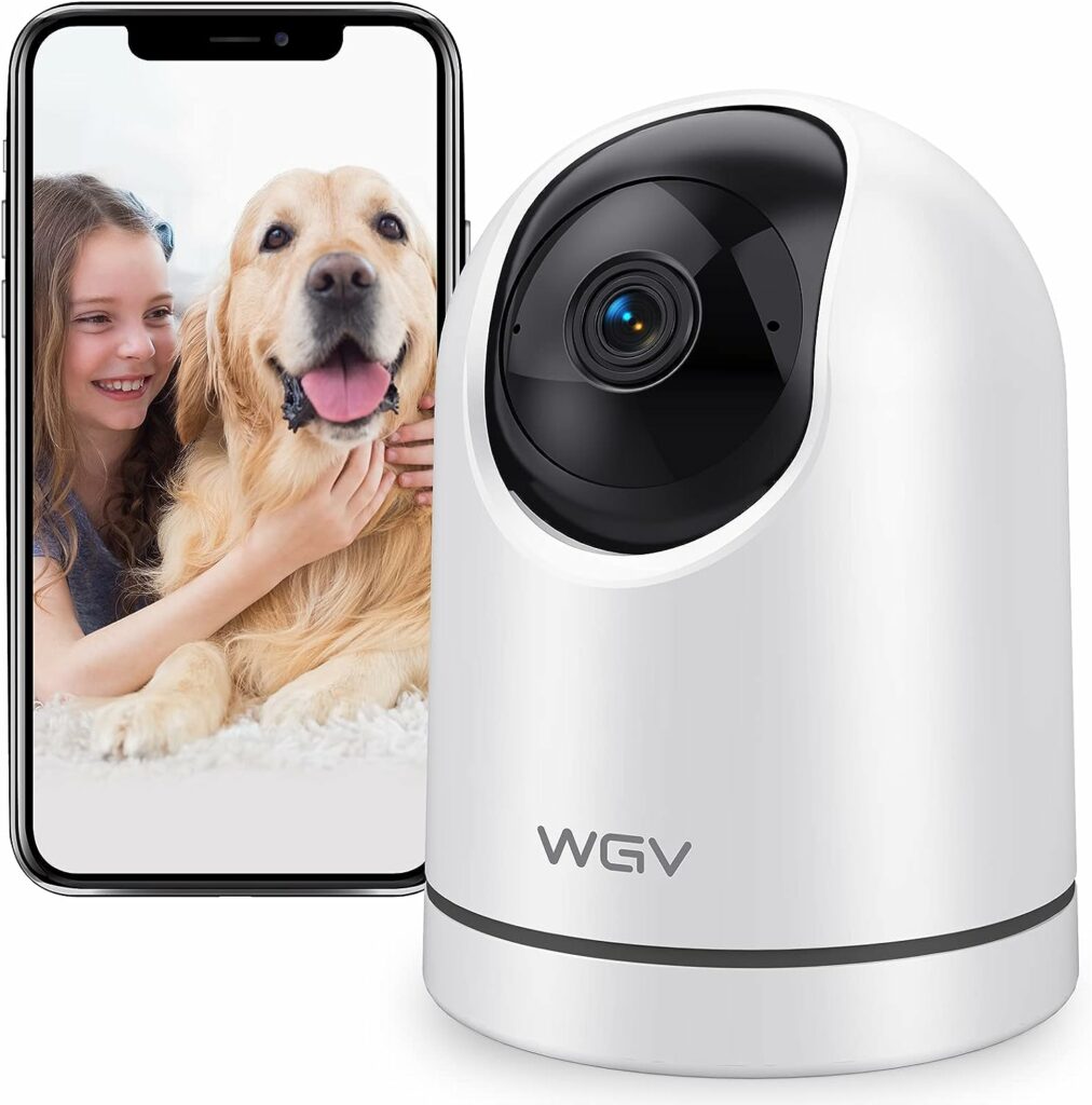 WGV Security Camera -2K Cameras for Home Security with Smart Motion Dection, Night Vision, Two-Way Audio,Cloud  SD Card Storage,Work with Alexa, Ideal Indoor Camera for Baby Monitor/Pet Camera WGV Security Camera -2K Cameras for Home Security with Smart Motion Dection, Night Vision, Two-Way Audio,Cloud  SD Card Storage,Work with Alexa, Ideal Indoor Camera for Baby Monitor/Pet Camera