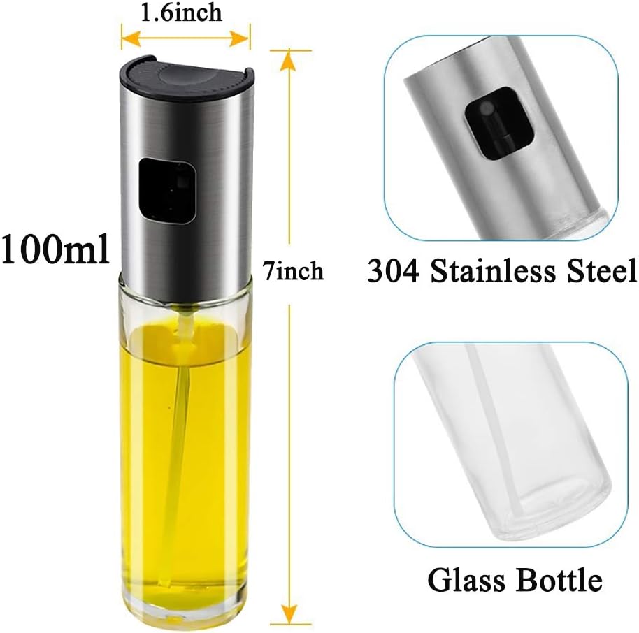 ZEREOOY Oil Sprayer for Cooking Olive Oil Sprayer Mister for Air Fryer Vegetable Vinegar Oil Portable Mini Kitchen Gadgets for Baking,Salad,Grilling,BBQ,Roasting (1) ZEREOOY Oil Sprayer for Cooking Olive Oil Sprayer Mister for Air Fryer Vegetable Vinegar Oil Portable Mini Kitchen Gadgets for Baking,Salad,Grilling,BBQ,Roasting (1)