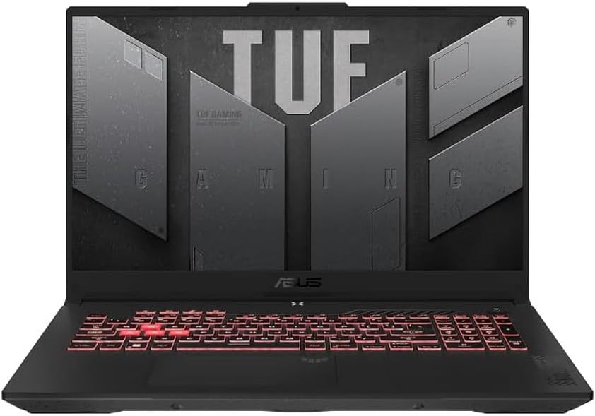ASUS TUF Gaming A15 (2023) Gaming Laptop, 15.6” FHD 144Hz, 100% sRGB Display, GeForce RTX 4050, AMD Ryzen 7 7735HS, 16GB DDR5, 1TB PCIe SSD, Wi-Fi 6E, Windows 11, FA507NU-DS74,Mecha Gray ASUS TUF Gaming A15 (2023) Gaming Laptop, 15.6” FHD 144Hz, 100% sRGB Display, GeForce RTX 4050, AMD Ryzen 7 7735HS, 16GB DDR5, 1TB PCIe SSD, Wi-Fi 6E, Windows 11, FA507NU-DS74,Mecha Gray