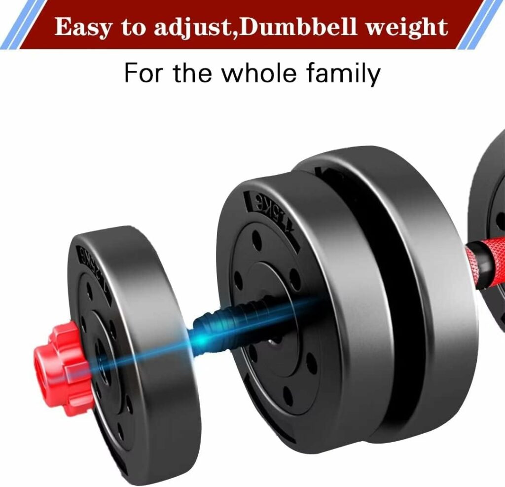 BCBIG Adjustable-Dumbbells-Sets, 20/30/40/60/80lbs Free Weights-Dumbbells Set of 2 Convertible To Barbell A Pair of Lightweight for Home Gym,Women and Men Equipment BCBIG Adjustable-Dumbbells-Sets, 20/30/40/60/80lbs Free Weights-Dumbbells Set of 2 Convertible To Barbell A Pair of Lightweight for Home Gym,Women and Men Equipment