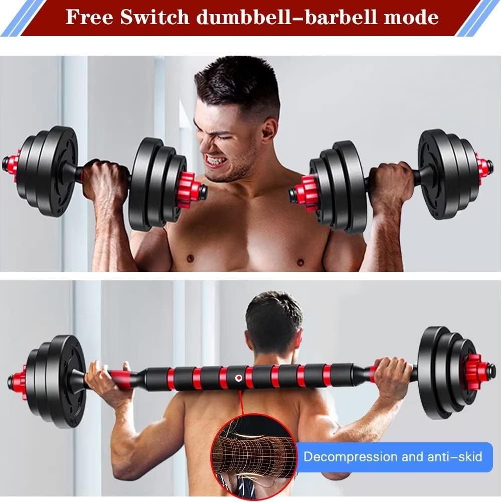 BCBIG Adjustable-Dumbbells-Sets, 20/30/40/60/80lbs Free Weights-Dumbbells Set of 2 Convertible To Barbell A Pair of Lightweight for Home Gym,Women and Men Equipment BCBIG Adjustable-Dumbbells-Sets, 20/30/40/60/80lbs Free Weights-Dumbbells Set of 2 Convertible To Barbell A Pair of Lightweight for Home Gym,Women and Men Equipment