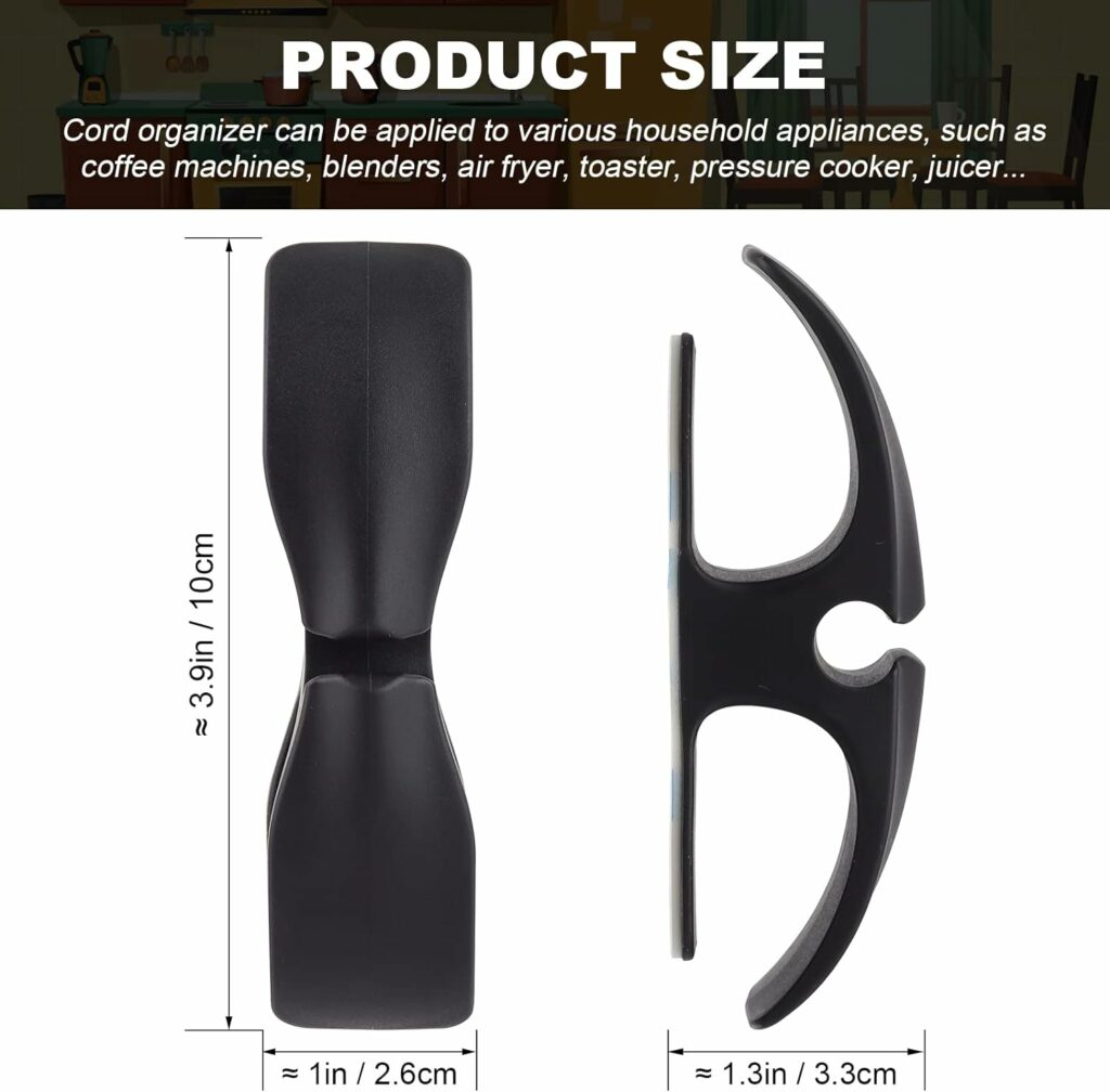 Cord Organizer for Appliances, 5 Pack Cord Wrapper for Appliances, Kitchen Appliance Cord Organizer Holder for Storage Home Appliances Cord Hider (5 Pack)