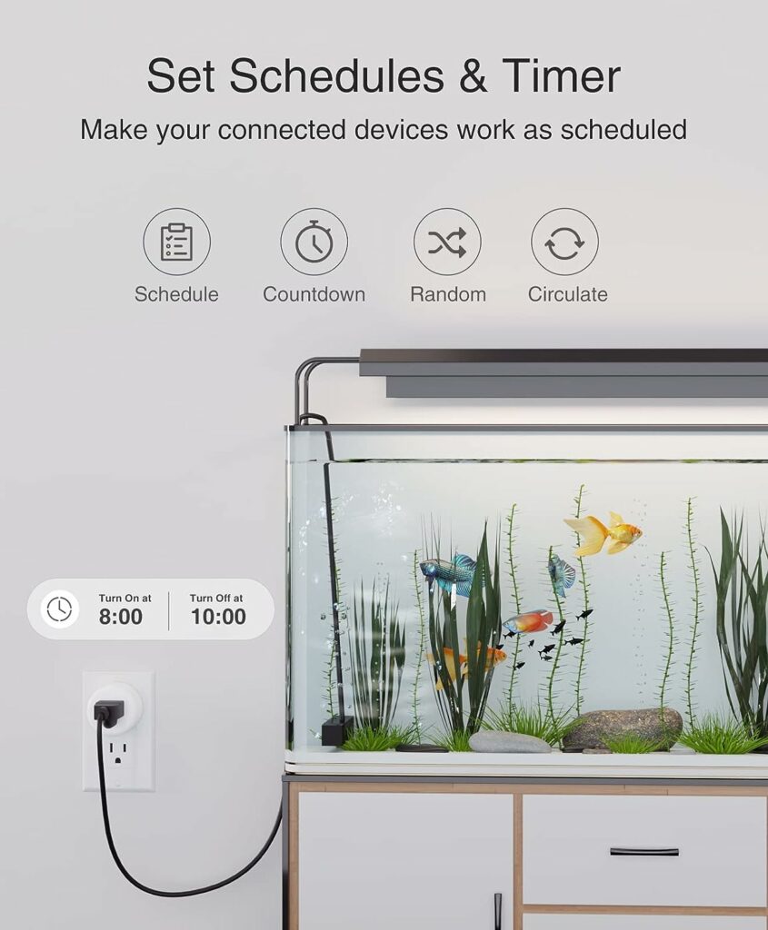 GHome Smart Mini Smart Plug, WiFi Outlet Socket Works with Alexa and Google Home, Remote Control with Timer Function, Only Supports 2.4GHz Network, No Hub Required, ETL FCC Listed (4 Pack) GHome Smart Mini Smart Plug, WiFi Outlet Socket Works with Alexa and Google Home, Remote Control with Timer Function, Only Supports 2.4GHz Network, No Hub Required, ETL FCC Listed (4 Pack)