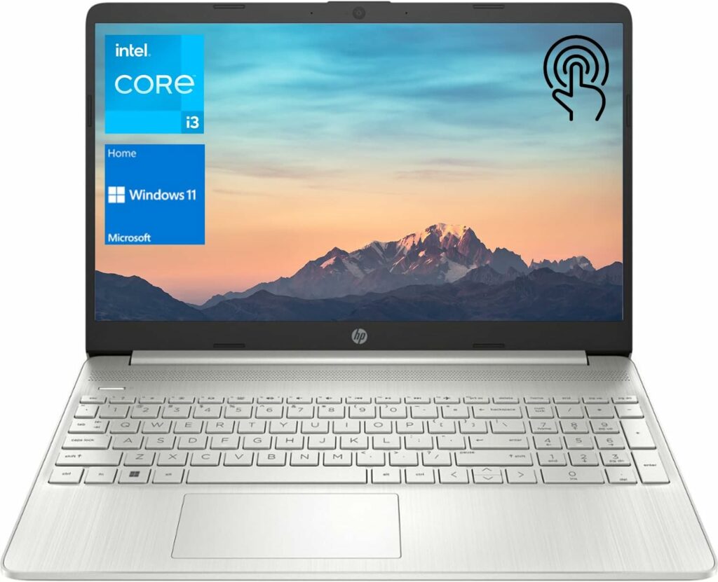 HP Notebook Laptop, 15.6 HD Touchscreen, Intel Core i3-1115G4 Processor, 16GB RAM, 512GB PCIe SSD, Webcam, Type-C, HDMI, SD Card Reader, Wi-Fi, Windows 11 Home, Silver HP Notebook Laptop, 15.6 HD Touchscreen, Intel Core i3-1115G4 Processor, 16GB RAM, 512GB PCIe SSD, Webcam, Type-C, HDMI, SD Card Reader, Wi-Fi, Windows 11 Home, Silver
