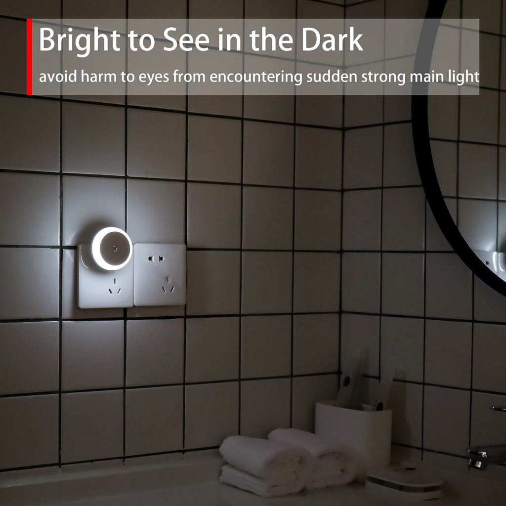 myCozyLite LED Night Light, Plug-in Nightlight with Diffused Light, Daylight White, Dusk to Dawn Sensor, Energy Saving Small Light, Round, 2 Pack myCozyLite LED Night Light, Plug-in Nightlight with Diffused Light, Daylight White, Dusk to Dawn Sensor, Energy Saving Small Light, Round, 2 Pack