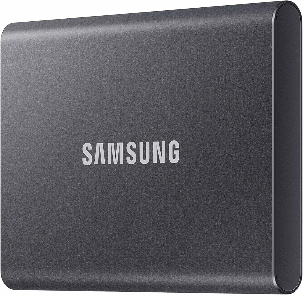 SAMSUNG SSD T7 Portable External Solid State Drive 1TB, Up to 1050MB/s, USB 3.2 Gen 2, Reliable Storage for Gaming, Students, Professionals, MU-PC1T0T/AM, Gray SAMSUNG SSD T7 Portable External Solid State Drive 1TB, Up to 1050MB/s, USB 3.2 Gen 2, Reliable Storage for Gaming, Students, Professionals, MU-PC1T0T/AM, Gray