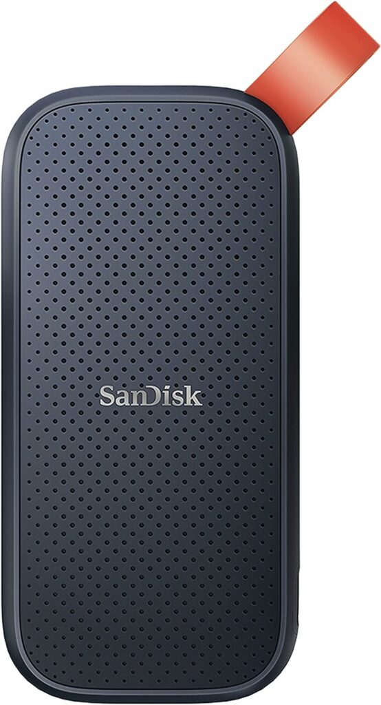 SanDisk 1TB Portable SSD - Up to 800MB/s, USB-C, USB 3.2 Gen 2, External Solid State Drive - SDSSDE30-1T00-G26 SanDisk 1TB Portable SSD - Up to 800MB/s, USB-C, USB 3.2 Gen 2, External Solid State Drive - SDSSDE30-1T00-G26
