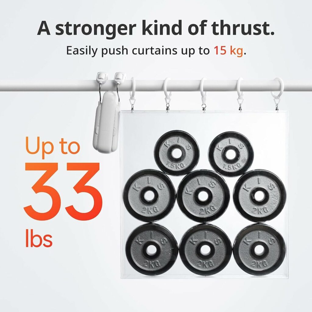 SwitchBot Smart Automatic Curtain Opener - Bluetooth Remote Control with App/Timer, Upgraded High-Performance Motor, Add Hub to Make it Work with Alexa, Google Home, HomeKit(Curtain 3,Rod) SwitchBot Smart Automatic Curtain Opener - Bluetooth Remote Control with App/Timer, Upgraded High-Performance Motor, Add Hub to Make it Work with Alexa, Google Home, HomeKit(Curtain 3,Rod)