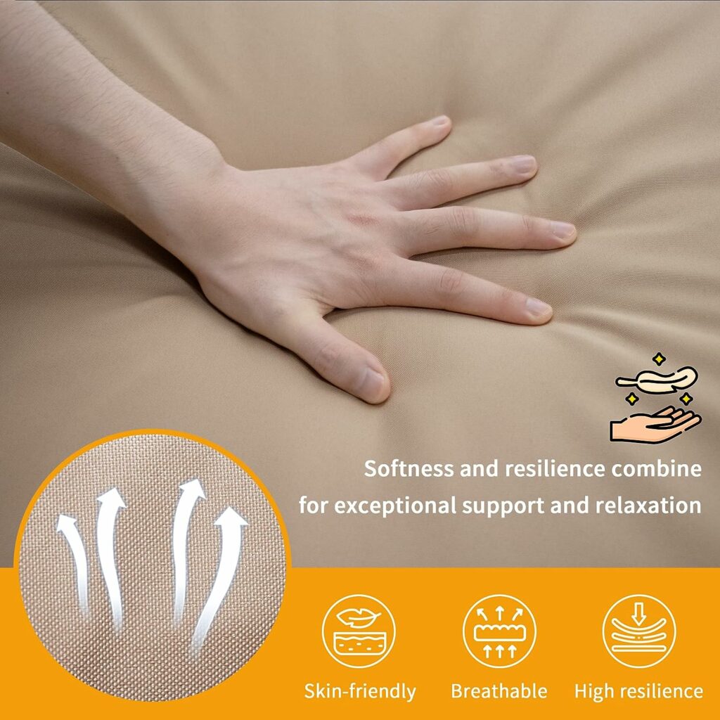 UDPATIO Balcony Furniture 5 Piece Patio Furniture Set, Outdoor Patio Chair with Ottoman for Front Porch Deck, Wicker Lounge Chair with Side Table, Khaki UDPATIO Balcony Furniture 5 Piece Patio Furniture Set, Outdoor Patio Chair with Ottoman for Front Porch Deck, Wicker Lounge Chair with Side Table, Khaki