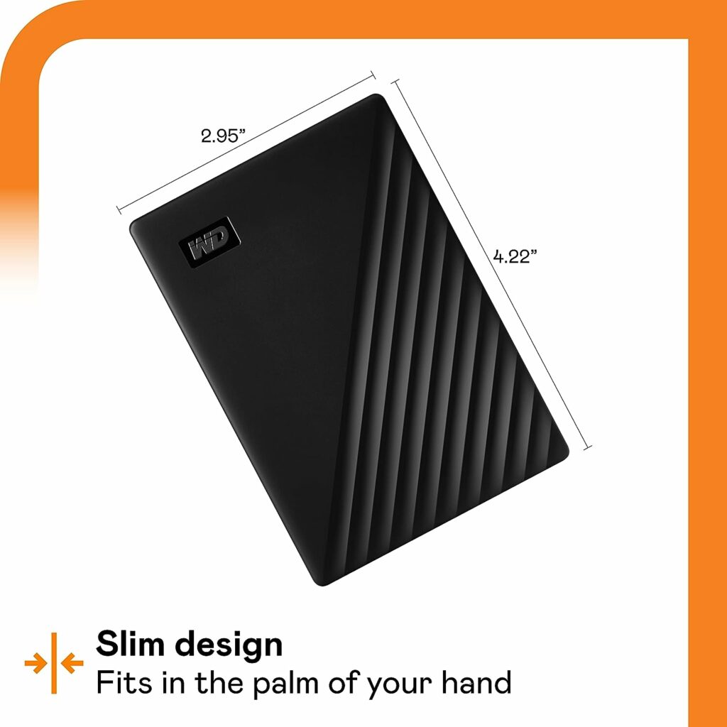 Western Digital 4TB My Passport Portable External Hard Drive with backup software and password protection, Black - WDBPKJ0040BBK-WESN Western Digital 4TB My Passport Portable External Hard Drive with backup software and password protection, Black - WDBPKJ0040BBK-WESN
