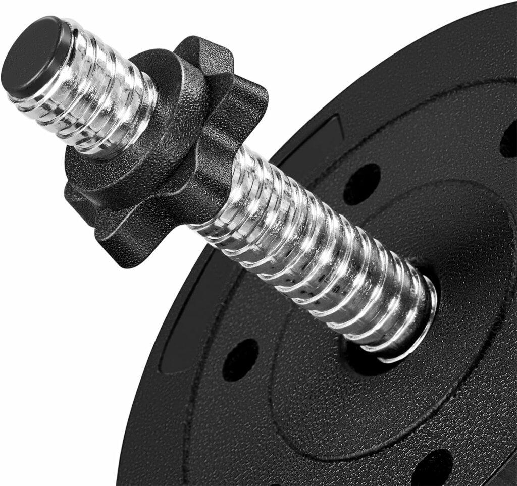Yaheetech Dumbbells Weight Set 33LB/44LB/55LB/66LB, Adjustable Dumbbell Weights Exercise  Fitness Equipment w/ 4 Spinlock Collars  2 Connector Options for Women  Men Gym Home Strength Bodybuilding Training Yaheetech Dumbbells Weight Set 33LB/44LB/55LB/66LB, Adjustable Dumbbell Weights Exercise  Fitness Equipment w/ 4 Spinlock Collars  2 Connector Options for Women  Men Gym Home Strength Bodybuilding Training