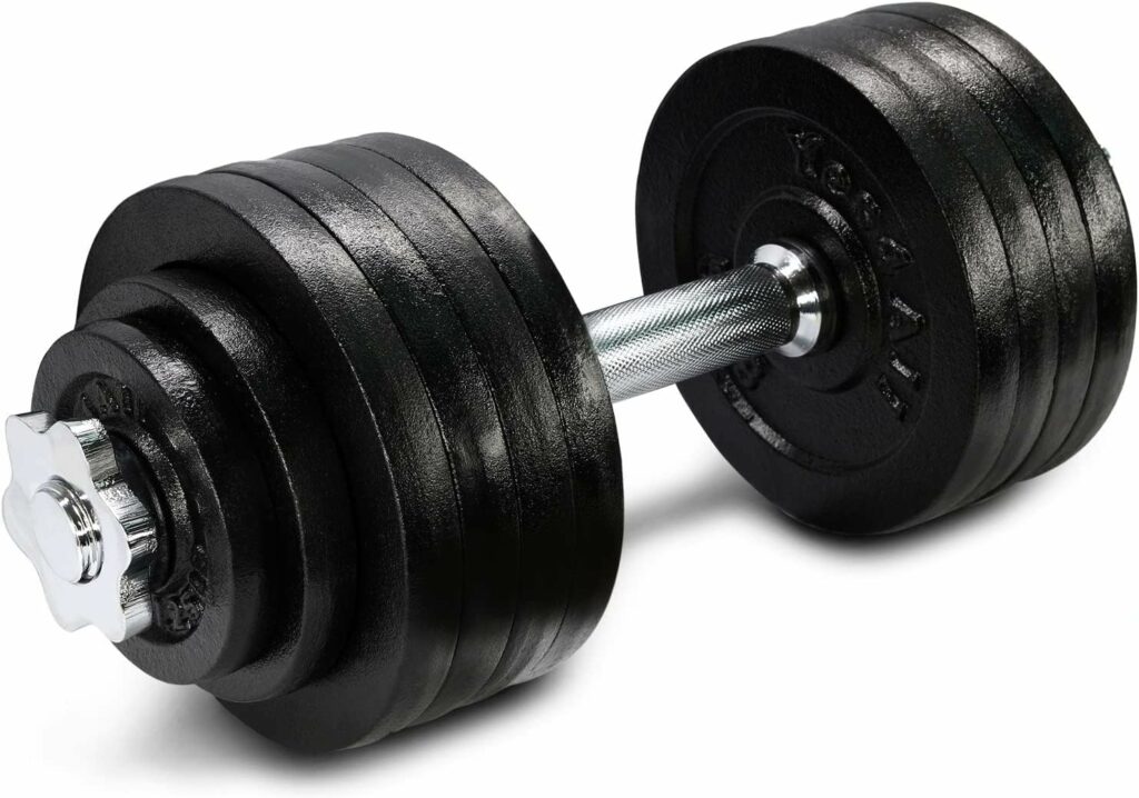 Yes4All Cast Iron Weights Adjustable Dumbbell Sets for Home Gym with Bars, Plates, Collars Yes4All Cast Iron Weights Adjustable Dumbbell Sets for Home Gym with Bars, Plates, Collars