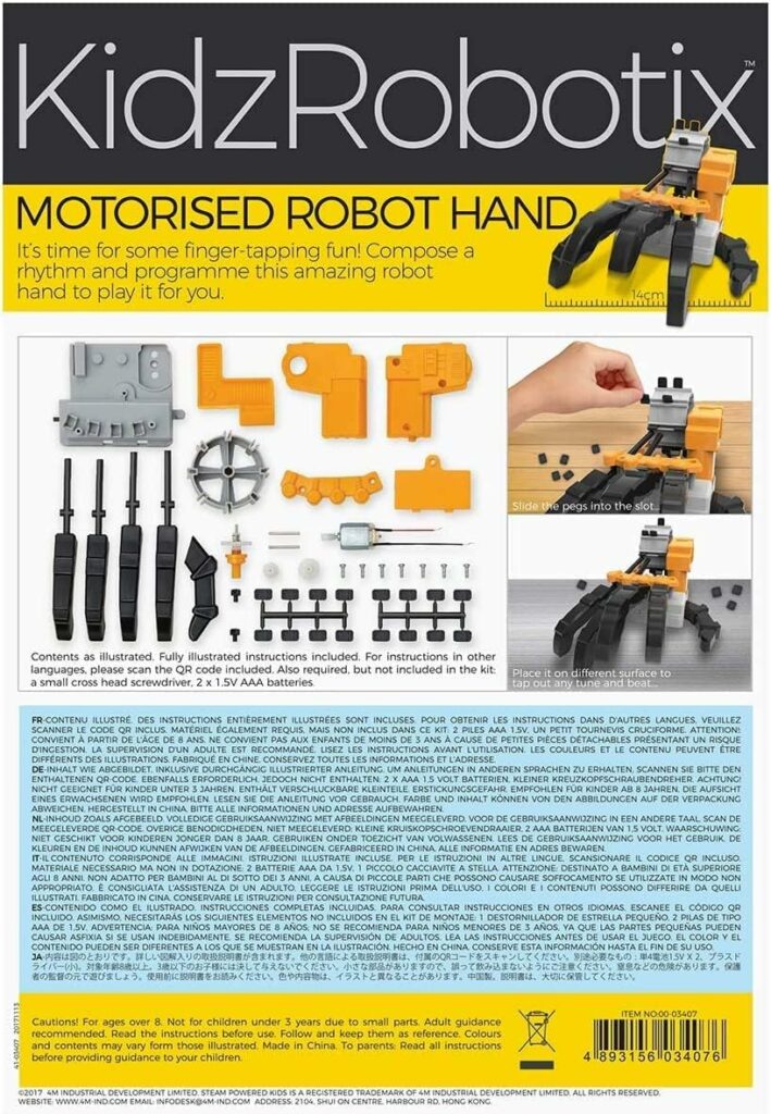 4M 5576 Table Top Robot - DIY Robotics Stem Toys, Engineering Edge Detector Gift for Kids  Teens, Boys  Girls (Packaging May Vary) 4M 5576 Table Top Robot - DIY Robotics Stem Toys, Engineering Edge Detector Gift for Kids  Teens, Boys  Girls (Packaging May Vary)