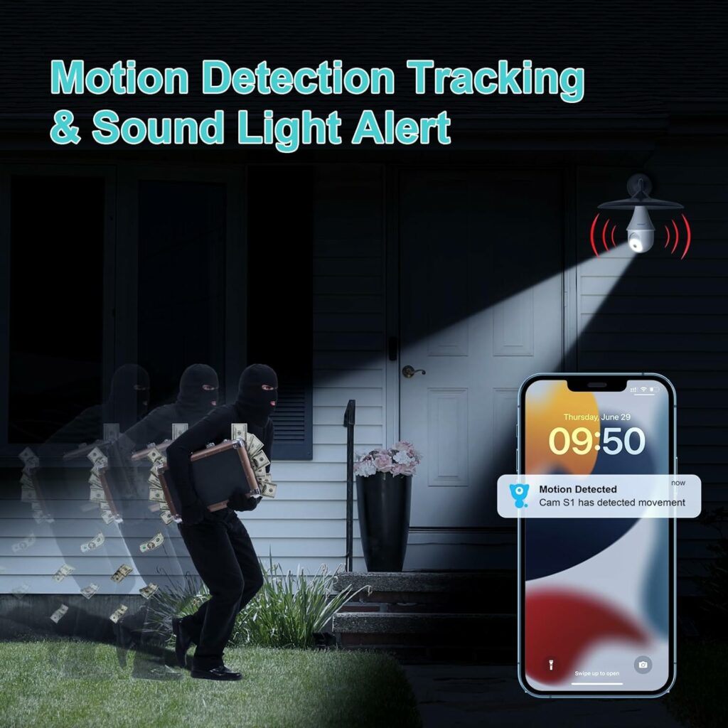 4MP Light Bulb Security Camera 2.4G, litokam 2.5K Security Camera Wireless Outdoor/Indoor, 360° WiFi Security Camera for Home with Color Night Version, AI Motion Detection, No Monthly Fee, 2 Way Audio 4MP Light Bulb Security Camera 2.4G, litokam 2.5K Security Camera Wireless Outdoor/Indoor, 360° WiFi Security Camera for Home with Color Night Version, AI Motion Detection, No Monthly Fee, 2 Way Audio