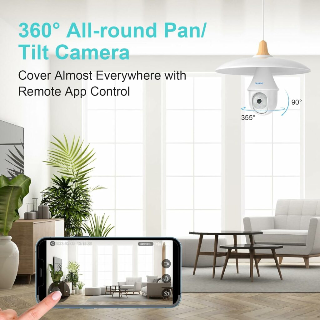 4MP Light Bulb Security Camera 2.4G, litokam 2.5K Security Camera Wireless Outdoor/Indoor, 360° WiFi Security Camera for Home with Color Night Version, AI Motion Detection, No Monthly Fee, 2 Way Audio 4MP Light Bulb Security Camera 2.4G, litokam 2.5K Security Camera Wireless Outdoor/Indoor, 360° WiFi Security Camera for Home with Color Night Version, AI Motion Detection, No Monthly Fee, 2 Way Audio