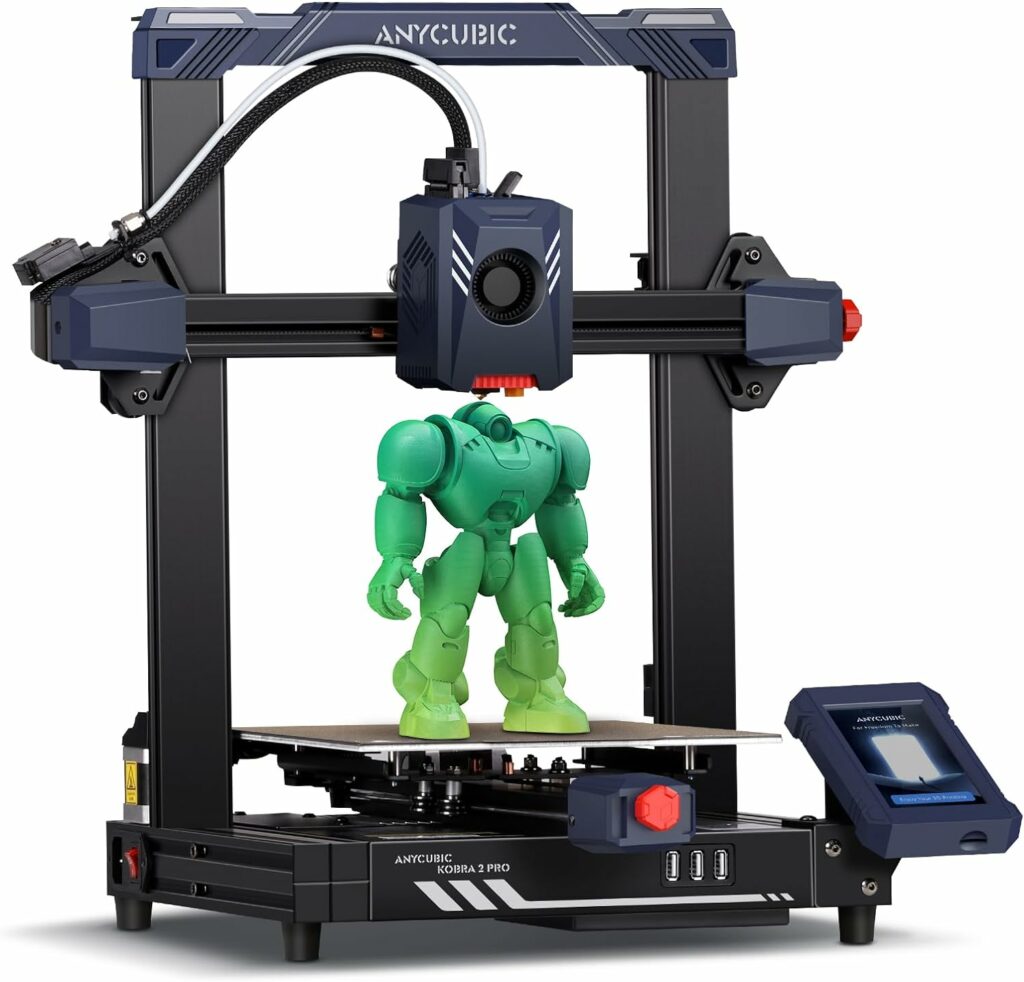 Anycubic Kobra 2 Pro 3D Printer, 500mm/s High-Speed Printing, High Power Powerful Computing New Structure, Upgraded LeviQ 2.0 Auto Leveling Smart Z-Offset, Print Size 8.7x8.7x9.84 Anycubic Kobra 2 Pro 3D Printer, 500mm/s High-Speed Printing, High Power Powerful Computing New Structure, Upgraded LeviQ 2.0 Auto Leveling Smart Z-Offset, Print Size 8.7x8.7x9.84