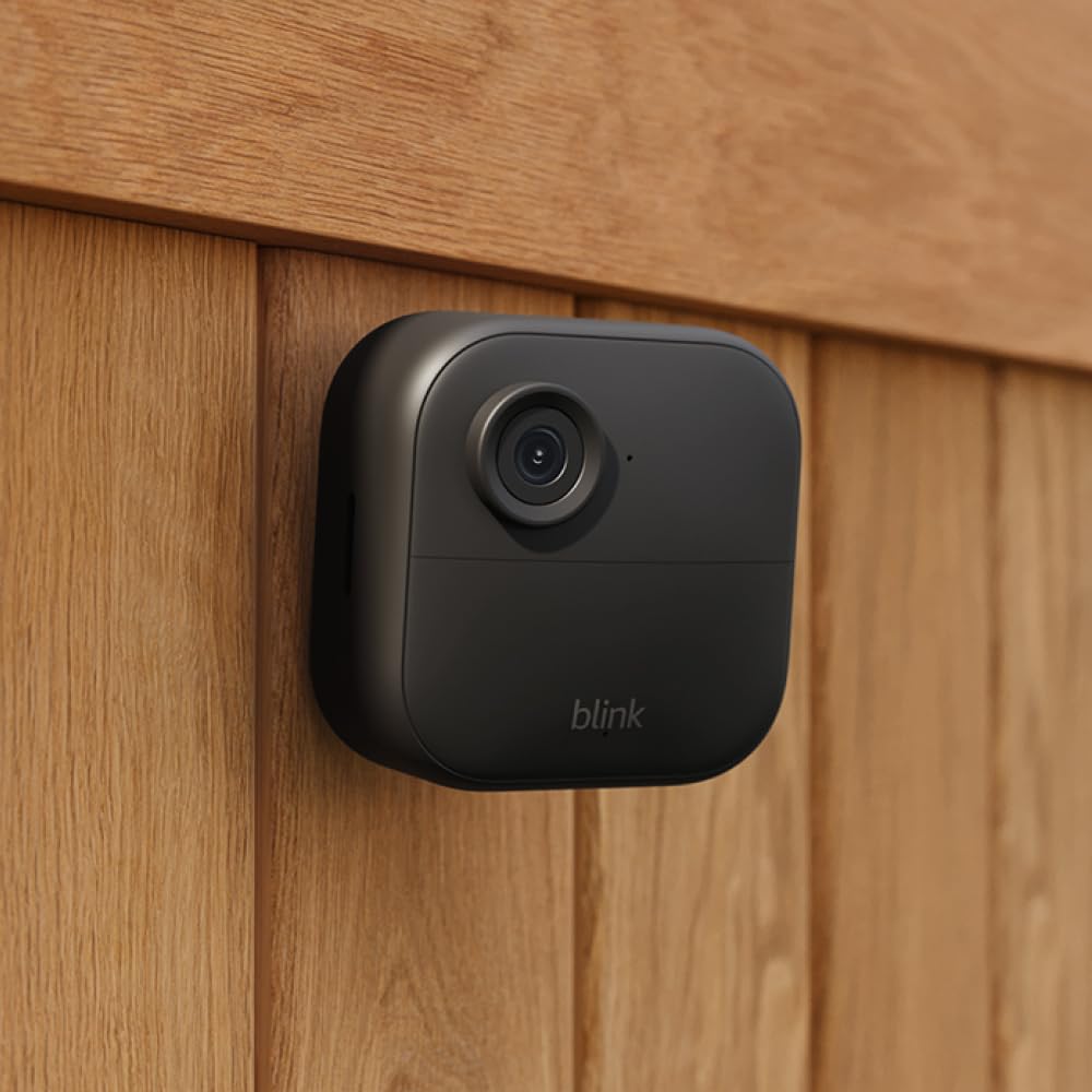 Blink Whole Home Bundle – Video Doorbell system (black), Outdoor 4 camera (black), and Mini camera (white) | HD video, motion detection, Works with Alexa Blink Whole Home Bundle – Video Doorbell system (black), Outdoor 4 camera (black), and Mini camera (white) | HD video, motion detection, Works with Alexa