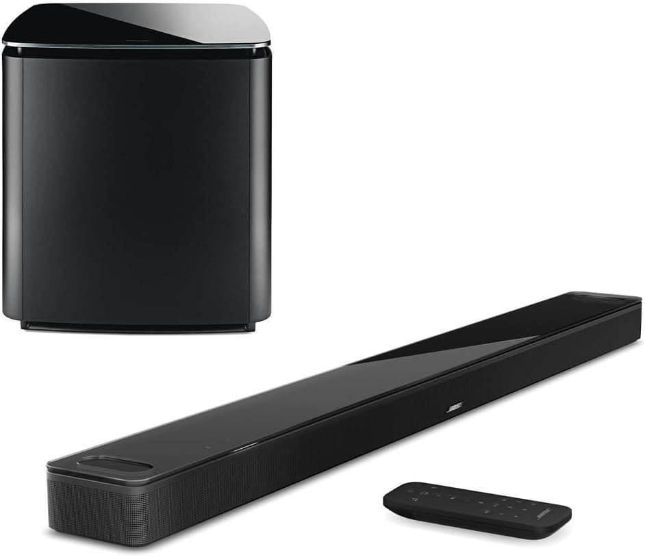 Bose Smart Ultra Dolby Atmos Soundbar Speaker, Black, Bundle Bass Module 700, Sound Bar for Home Audio Speaker TV Wireless, Bluetooth, WiFi, Alexa, Google and Voice Control Bose Smart Ultra Dolby Atmos Soundbar Speaker, Black, Bundle Bass Module 700, Sound Bar for Home Audio Speaker TV Wireless, Bluetooth, WiFi, Alexa, Google and Voice Control