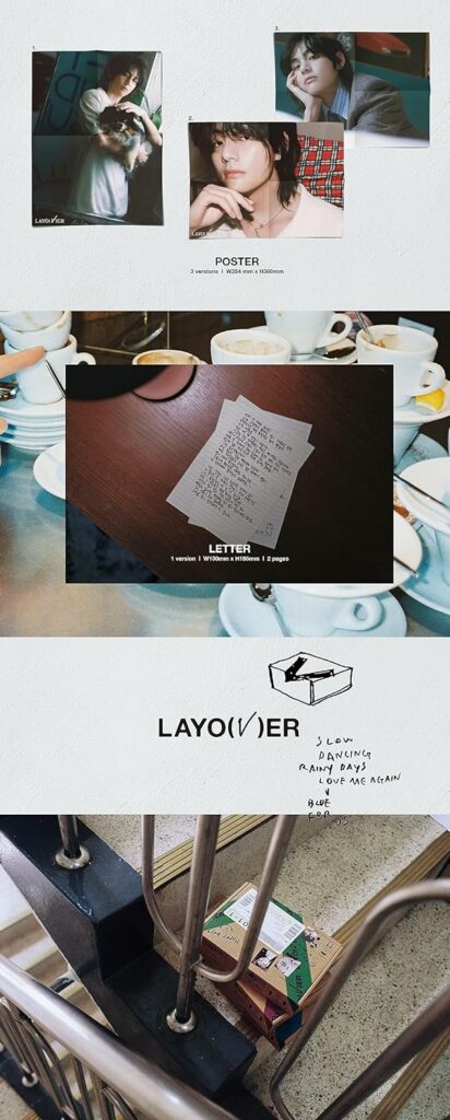 BTS V - Layover album Ver. 3 + [BTS Photocards Set]