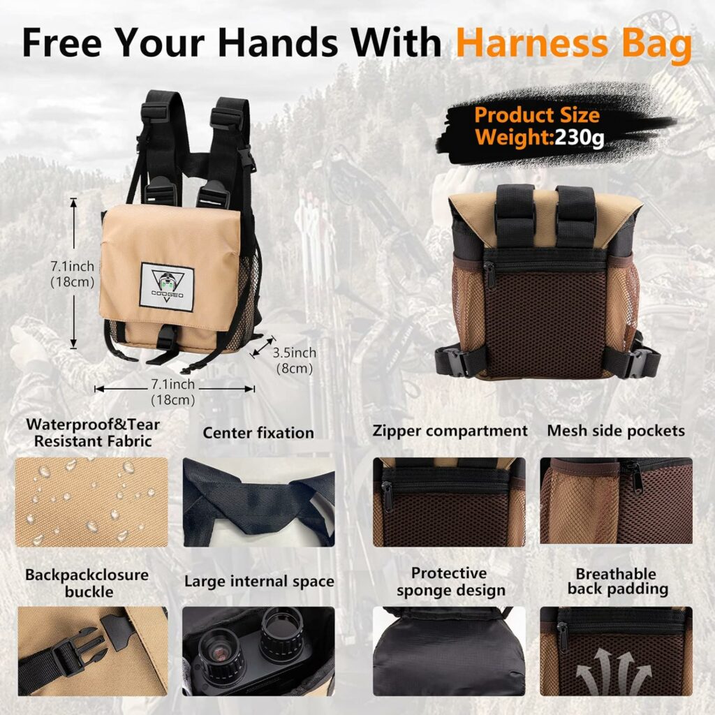 COOGEO Digital Night Vision Goggles for Complete Darkness, Night Vision Binoculars for Adults with Binoculars Harness Bag and 32GB Card, Infrared Goggles for Hunting COOGEO Digital Night Vision Goggles for Complete Darkness, Night Vision Binoculars for Adults with Binoculars Harness Bag and 32GB Card, Infrared Goggles for Hunting