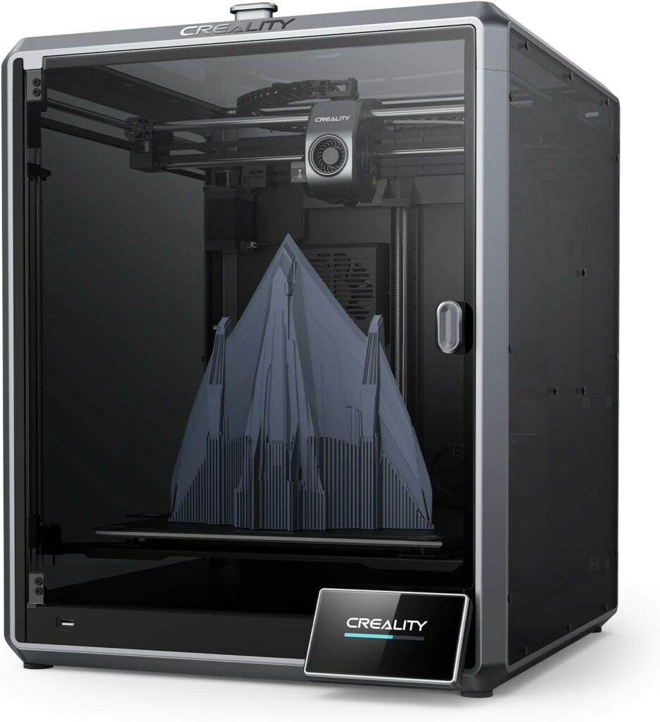 Creality K1 Max 3D Printer, 600mm/s Max High-Speed 3D Printers with Auto Leveling, Dual Cooling, Smart AI Function and Out-of-The-Box, Large Printing Size 11.8x11.8x11.8in Creality K1 Max 3D Printer, 600mm/s Max High-Speed 3D Printers with Auto Leveling, Dual Cooling, Smart AI Function and Out-of-The-Box, Large Printing Size 11.8x11.8x11.8in