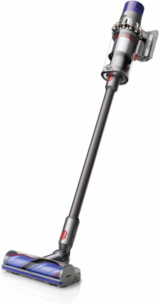 Dyson V10 Cordless Stick Vacuum Cleaner: 14 Cyclones, Fade-Free Power, Whole Machine Filtration, Hygienic Bin Emptying, Wall Mounted, Up to 60 Min Runtime, Iron Dyson V10 Cordless Stick Vacuum Cleaner: 14 Cyclones, Fade-Free Power, Whole Machine Filtration, Hygienic Bin Emptying, Wall Mounted, Up to 60 Min Runtime, Iron