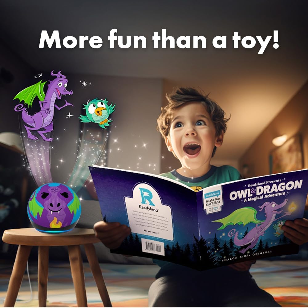 Echo Dot (5th Gen, 2022 release) Kids | Designed for kids, with parental controls | Owl Echo Dot (5th Gen, 2022 release) Kids | Designed for kids, with parental controls | Owl