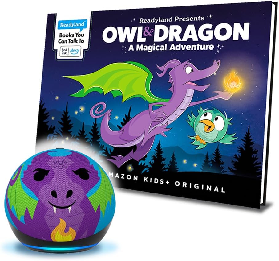 Echo Dot (5th Gen, 2022 release) Kids | Designed for kids, with parental controls | Owl Echo Dot (5th Gen, 2022 release) Kids | Designed for kids, with parental controls | Owl