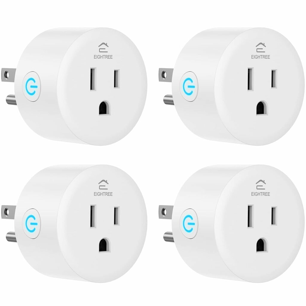 EIGHTREE Smart Plug, Smart Home WiFi Outlet Compatible with Alexa  Google Home, Alexa Smart Socket with Remote Control  Timer Function, 2.4GHz WiFi Only EIGHTREE Smart Plug, Smart Home WiFi Outlet Compatible with Alexa  Google Home, Alexa Smart Socket with Remote Control  Timer Function, 2.4GHz WiFi Only