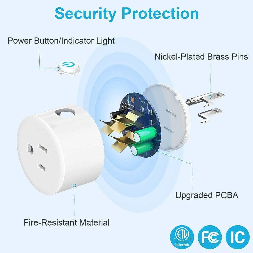 EIGHTREE Smart Plug, Smart Home WiFi Outlet Compatible with Alexa  Google Home, Alexa Smart Socket with Remote Control  Timer Function, 2.4GHz WiFi Only EIGHTREE Smart Plug, Smart Home WiFi Outlet Compatible with Alexa  Google Home, Alexa Smart Socket with Remote Control  Timer Function, 2.4GHz WiFi Only