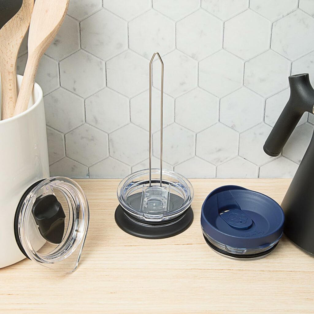 ELYPRO - Revolutionary Tumbler Lid Organizer - Space-Saving Design - Slim Vertical Storage for Up to 10 Lids, Clutter-Free Kitchen Cabinets and Countertops Organization ELYPRO - Revolutionary Tumbler Lid Organizer - Space-Saving Design - Slim Vertical Storage for Up to 10 Lids, Clutter-Free Kitchen Cabinets and Countertops Organization